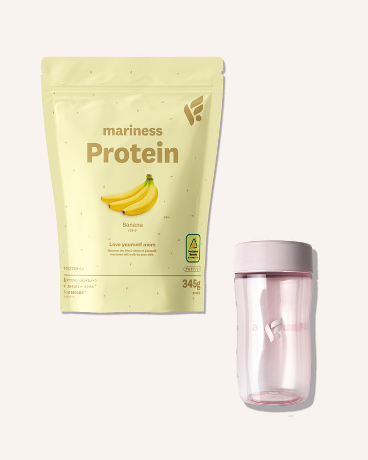 マリネスプロテイン 約15回分 シェイカーセット