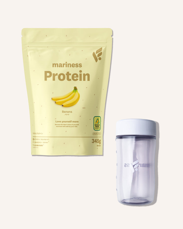 マリネスプロテイン 約15回分 シェイカーセット