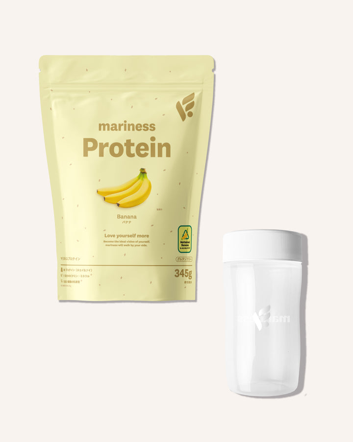 マリネスプロテイン 約15回分 シェイカーセット